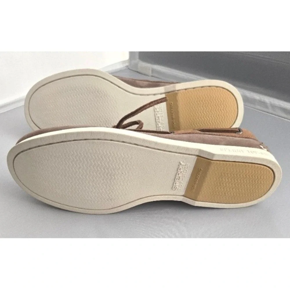 Sperry Men's Billfish Plushwave Boat Shoes - Brown Leather -‎ Size 7.5M